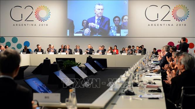 Toàn cảnh Hội nghị Nhóm các nền kinh tế phát triển và mới nổi (G20) tại Buenos Aires, Argentina. Ảnh tư liệu: THX/TTXVN