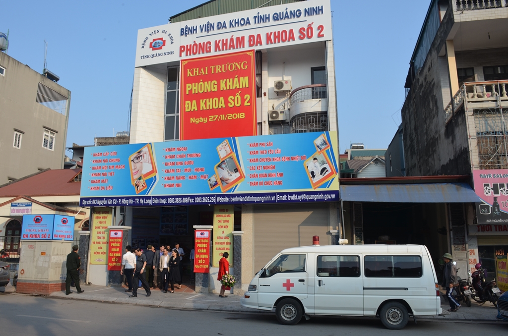 Bệnh viện Đa khoa tỉnh tổ chức khai trương Phòng khám đa khoa số 2, tại địa chỉ 643 Nguyễn Văn Cừ, phường Hồng Hà, TP Hạ Long (cơ sở cũ của Trung tâm Phòng, chống bệnh xã hội Quảng Ninh).