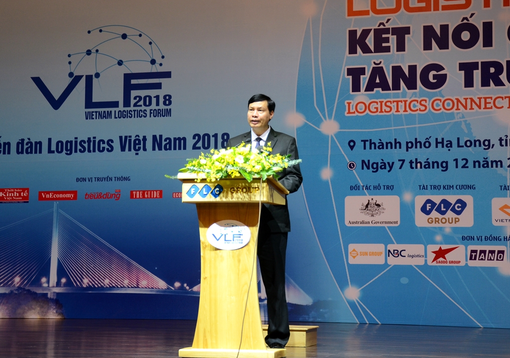 Đồng chí Nguyễn Đức Long, Chủ tịch UBND tỉnh khẳng định, trong thời gian tới Quảng Ninh sẽ trở thành trung tâm logistics, phục vụ đắc lực cho phát triển kinh tế của cả vùng.