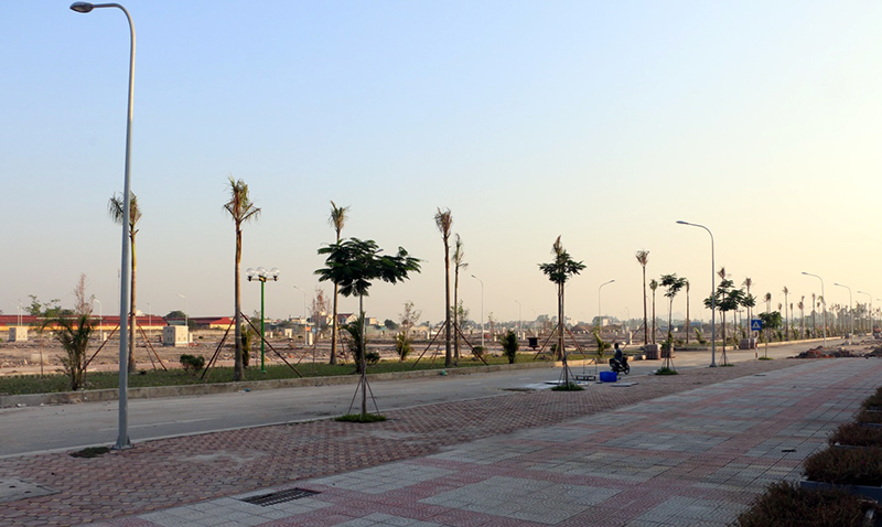 Dự án Đất nền khu đô thị Uông Bí New City đã hoàn thiện xong hạ tầng.