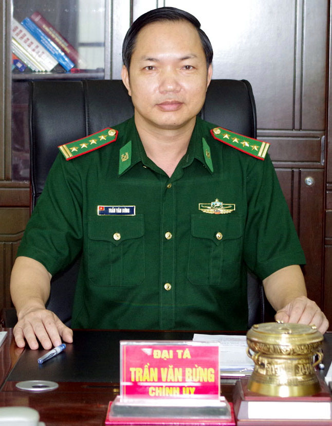 Đại tá Trần Văn Bừng, Bí thư Đảng ủy, Chính ủy Bộ đội Biên phòng tỉnh