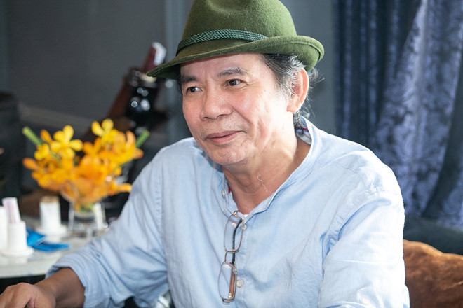 Nhà thơ, nhạc sĩ Nguyễn Trọng Tạo khi mới qua cơn tai biến.
