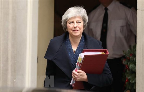Thủ tướng Anh Theresa May tại thủ đô London. (Nguồn: THX/TTXVN)