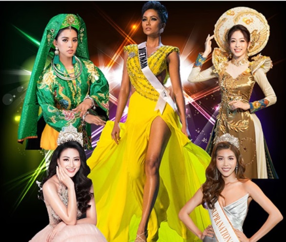 Năm 2018 được ghi nhận là năm có bước tiến vượt bậc của người đẹp Việt Nam trên đấu trường sắc đẹp quốc tế.