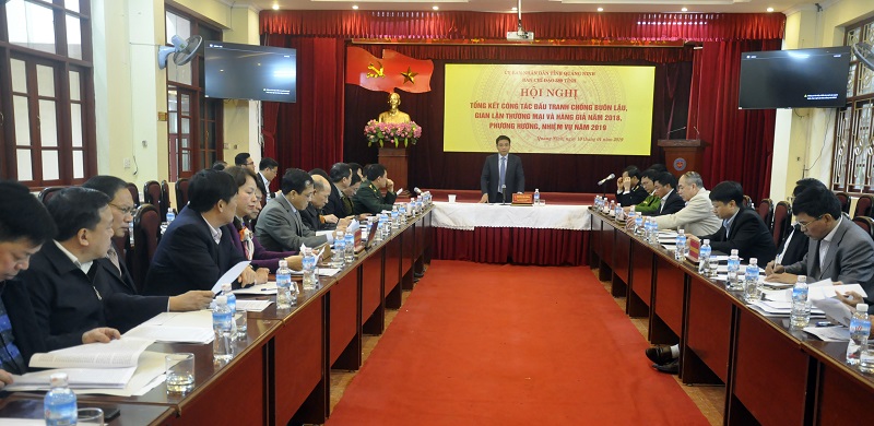 Đồng chí Nguyễn Văn Thắng, Ủy viên Dự khuyết BCH Trung ương Đảng, Phó Chủ tịch UBND tỉnh, Trưởng Ban chỉ đạo 389 tỉnh kết luận tại hội nghị.