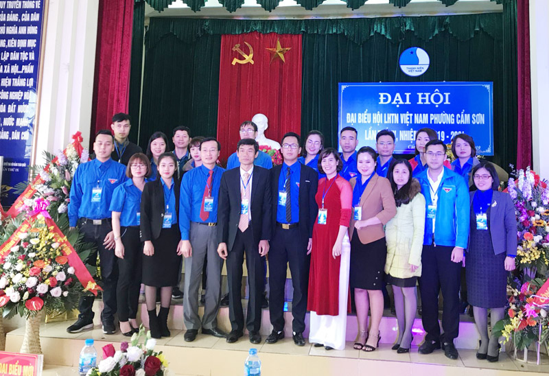 Ủy ban Hội LHTN Việt Nam phường Cẩm Sơn khóa IV ra mắt Đại hội