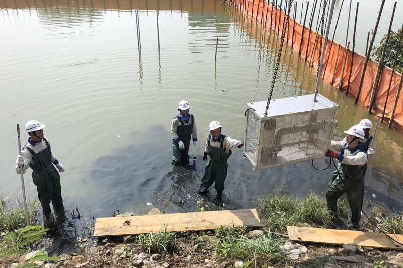 Xử lý ô nhiễm tại hồ Hùng Thắng (TP Hạ Long) bằng công nghệ Bakture Nhật Bản