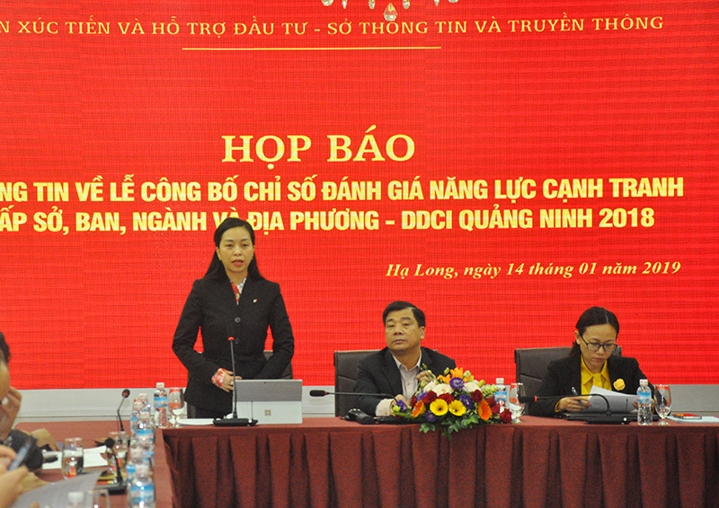 đồng chí Vũ Thị Kim Chi, Phó Trưởng Ban Xúc tiến và Hỗ trợ đầu tư 