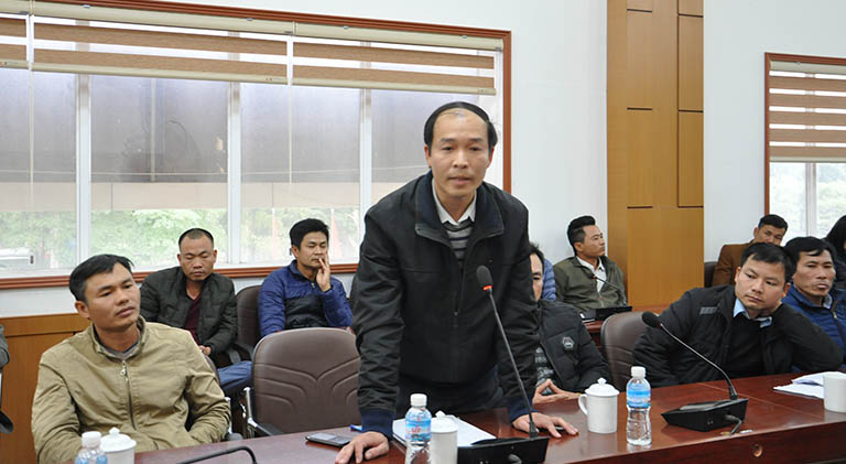 Đại diện các hộ sản xuất kinh doanh vôi thủ công trên địa bàn TP Uông Bí tiếp tục có ý kiến đề xuất về cơ chế, chính sách hỗ trợ khi phải dừng hoạt động của các lò vôi thủ công trên địa bàn.