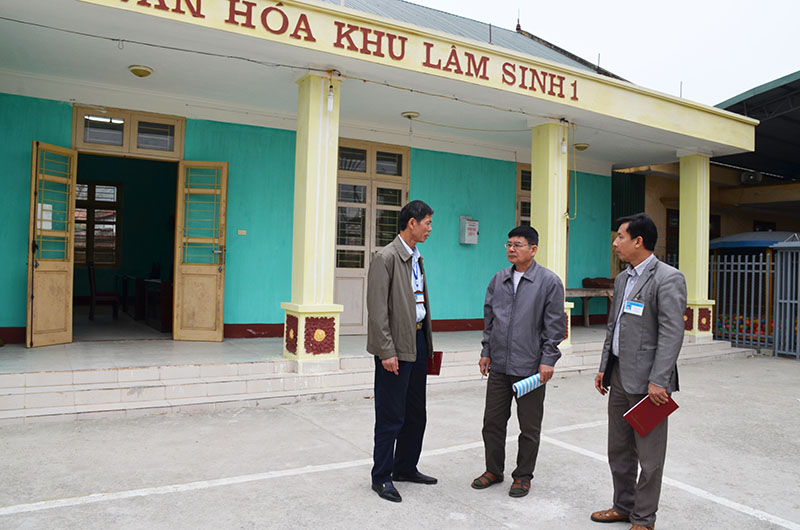 Lãnh đạo Đảng ủy, UBKT phường Minh Thành thường xuyên bám sát cơ sở để nắm tình hình địa bàn