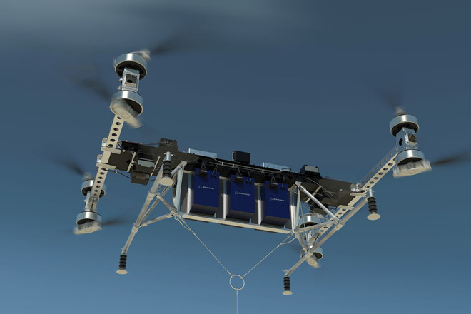 Drone chuyên chở hàng hóa đang được Boeing phát triển.