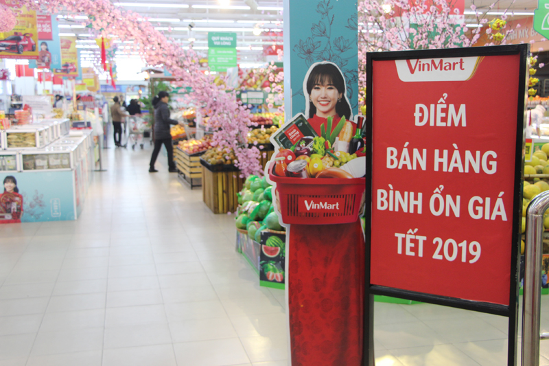 Các hệ thống siêu thị lớn trên địa bàn tỉnh đều cam kết sẽ không tăng giá trong dịp Tết.