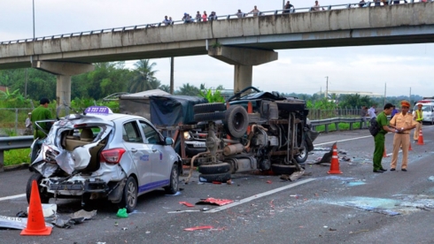 Một vụ tai nạn giao thông  Ảnh: LuatVietnam.