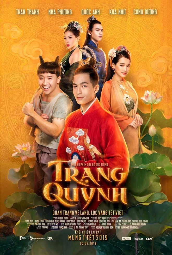Trạng Quỳnh nằm trong nhóm các bộ phim Việt chiếu Tết Nguyên đán 2019.