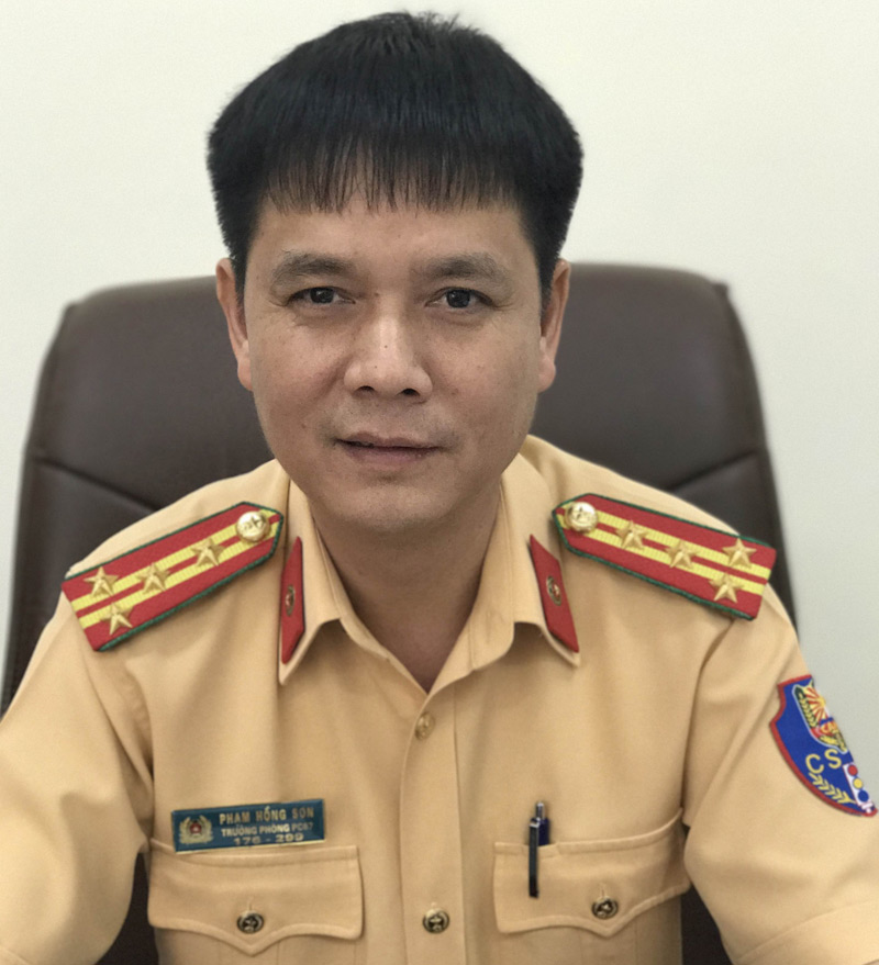 Đại tá Phạm Hồng Sơn, Trưởng phòng CSGT đường bộ, đường sắt Công an tỉnh Quảng Ninh
