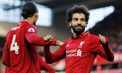 Salah ghi bàn thắng ấn định tỷ số cho Liverpool. Ảnh: Reuters.