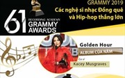 Grammy 2019: Các nghệ sĩ nhạc Đồng quê và Hip-hop thắng lớn