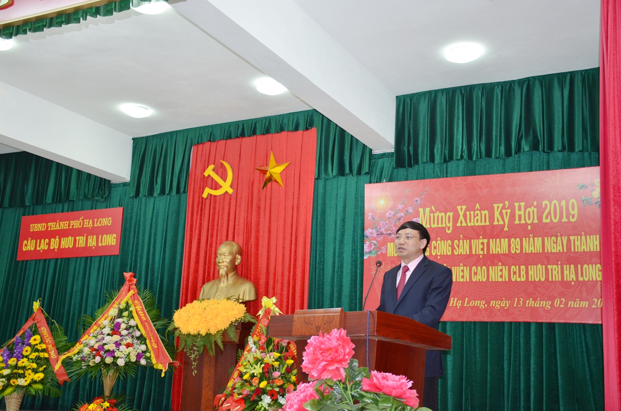 Đồng chí Nguyễn Xuân Ký Phó Bí thư Thường trực Tỉnh uỷ, phát biểu tại buổi lễ.