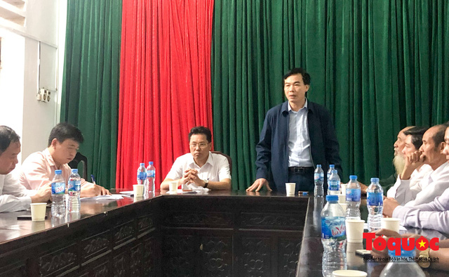 Giám đốc Sở VHTTDL tỉnh Phú Thọ Nguyễn Đắc Thủy nhấn mạnh không đảm bảo được an ninh trật tự dừng phần tranh phết tại Lễ hội Hiền Quan
