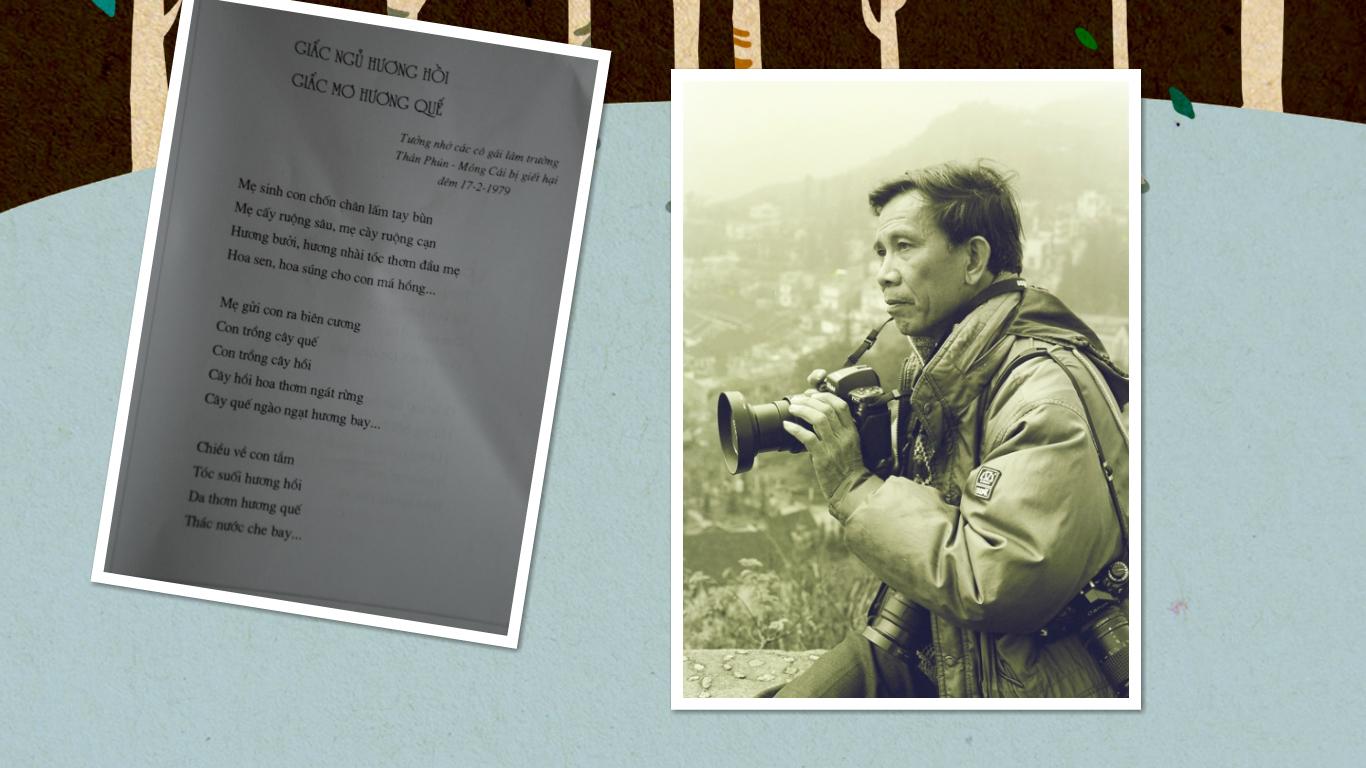 Nhà báo, nghệ sĩ nhiếp ảnh Đỗ Kha là một trong những tay máy có mặt tại biên giới ngay khi quân xâm lược nổ súng tiến công. Không chỉ có những bức ảnh, ông còn làm thơ ghi lại cảm xúc của mình.