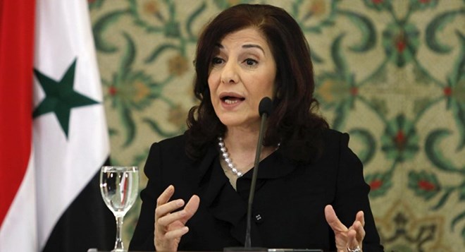 Bà Bouthaina Shaaban - Cố vấn cấp cao của Tổng thống Syria. (Nguồn: almasdarnews)