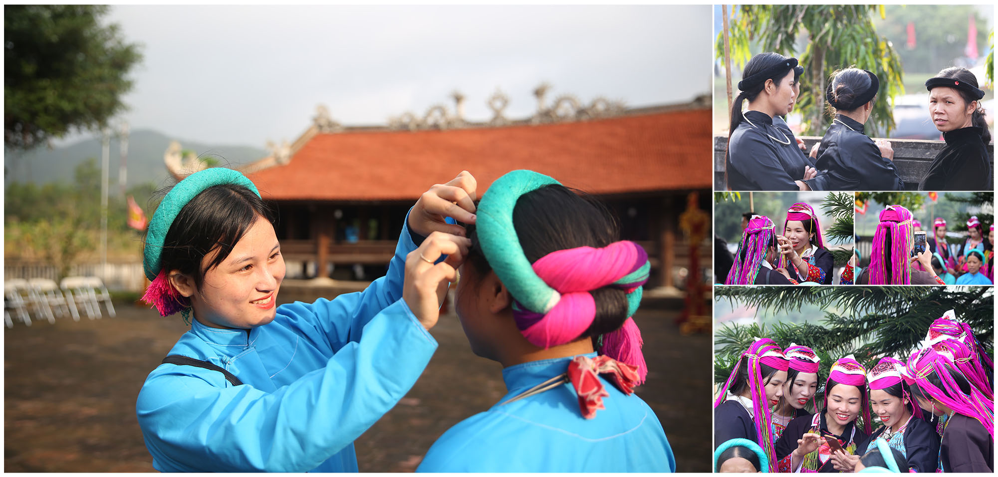 Lễ hội đình Lục Nà là cơ hội cho người dân các dân tộc của Bình Liêu tới giao lưu và vui chơi những ngày đầu xuân.