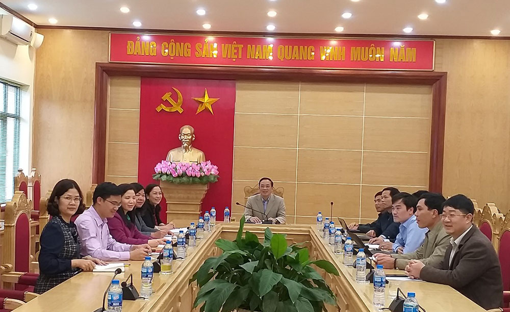Thường trực Huyện ủy Tiên Yên giao ban công tác xây dựng Đảng quý 1 năm 2019
