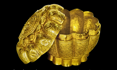 Hộp vàng hoa sen thời Trần - Bảo vật Quốc gia của Việt Nam