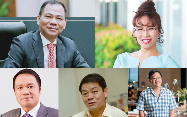 Việt Nam có 5 tỷ phú trong danh sách của Forbes.