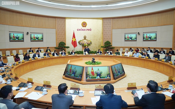 Thủ tướng phát biểu khai mạc phiên họp. Ảnh: VGP/Quang Hiếu