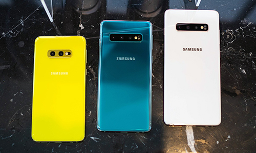 Bộ ba Galaxy S10 mới được Samsung bán ra. Ảnh: Android Central
