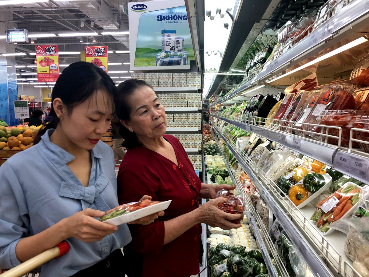 Nhiều loại hàng nông sản Việt được người tiêu dùng ưa chuộng, tin dùng.