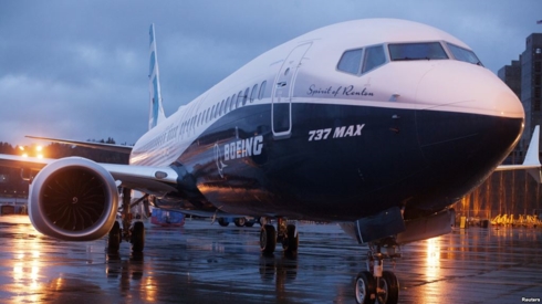 Một chiếc Boeing 737 MAX 8 được triển lãm tại nhà máy của hãng ở Renton, gần thủ đô Washington. Ảnh: Reuters.
