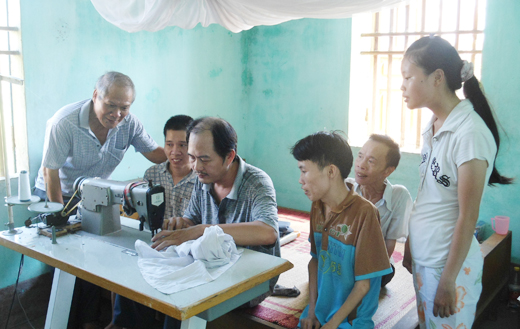 gia đình ông Lương Văn Doãn (sinh năm 1949) ở thôn 1, xã Hải Xuân, TP Móng Cái. 