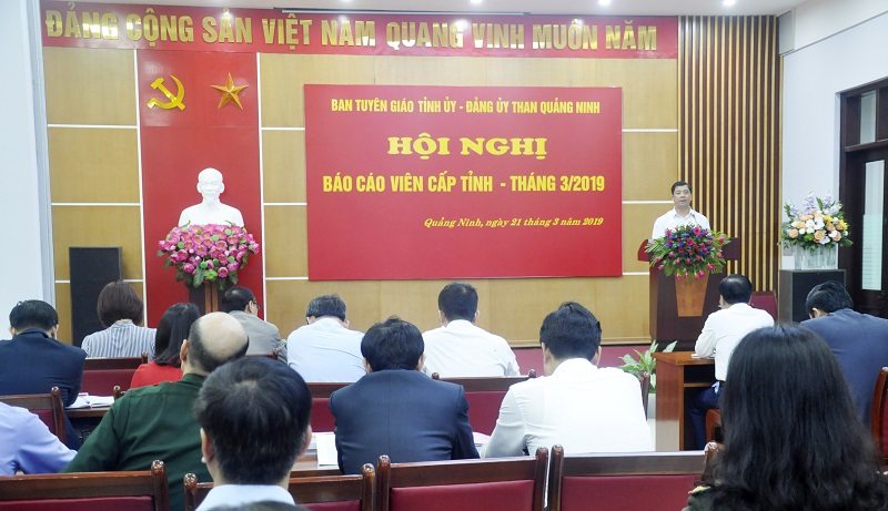 Đồng chí Hà Hải Dương, Phó Trưởng ban Thường trực BanTuyên giáo Tỉnh ủy kết luận tại hội nghị.