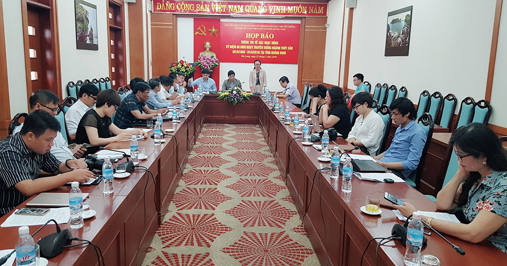 họp báo về thông tin về các hoạt động kỷ niệm 60 năm ngày truyền thống ngành Thủy sản Việt Nam tại Quảng Ninh