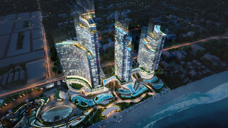  Crystal Bay sẽ bắt đầu xây dựng tổ hợp khách sạn lớn đầu tiên, biểu tượng mới của du lịch Ninh Thuận quy mô 3.300 phòng vào tháng 4/2019