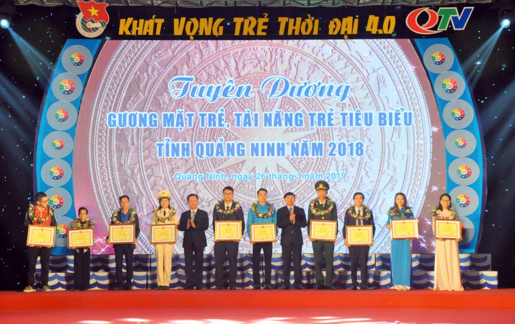 10 gương mặt trẻ tiêu biểu của tỉnh Quảng Ninh năm 2018.
