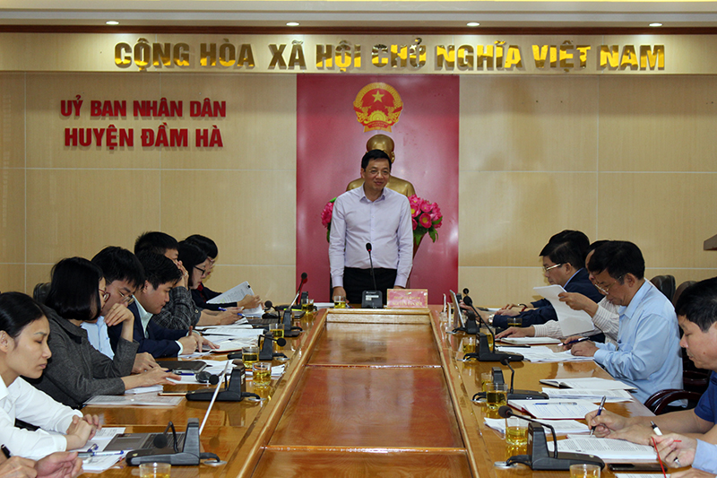 Đồng chí Nguyễn Văn Hồi, Phó Chủ tịch HĐND tỉnh kết luận buổi làm việc