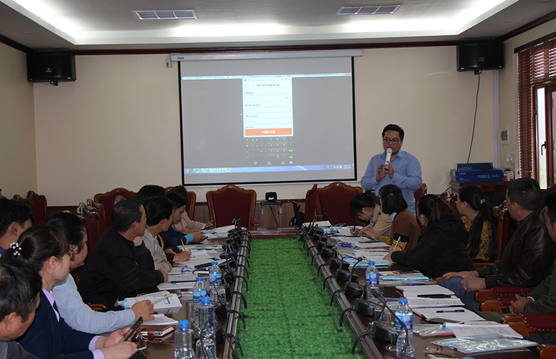 Quang cảnh buổi tập huấn Tổng điều tra dân số và nhà ở năm 2019 tại huyện Cô Tô (ảnh internet)