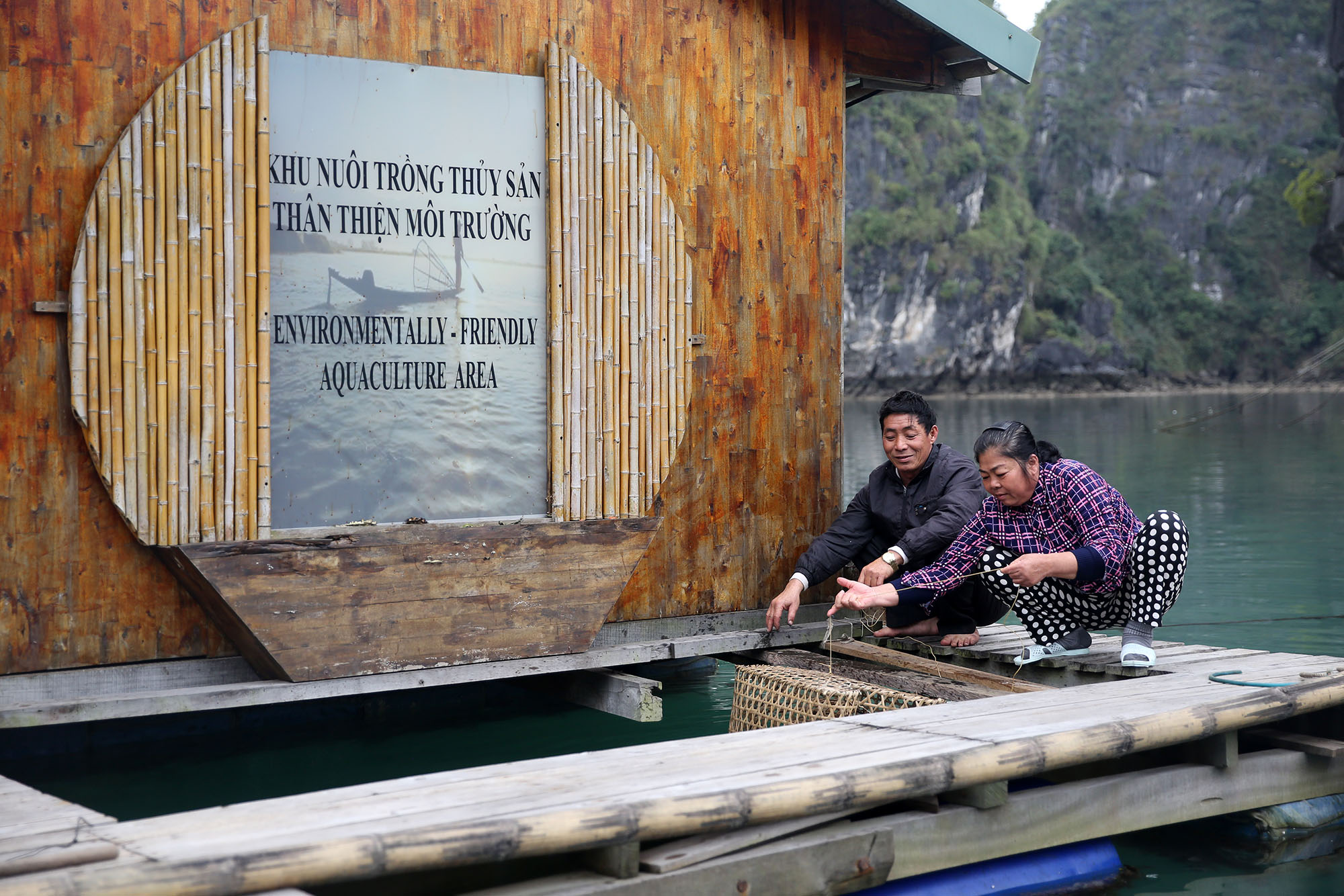 Những khu nuôi trồng thủy sản gắn với bảo vệ môi trường phục vụ du lịch.