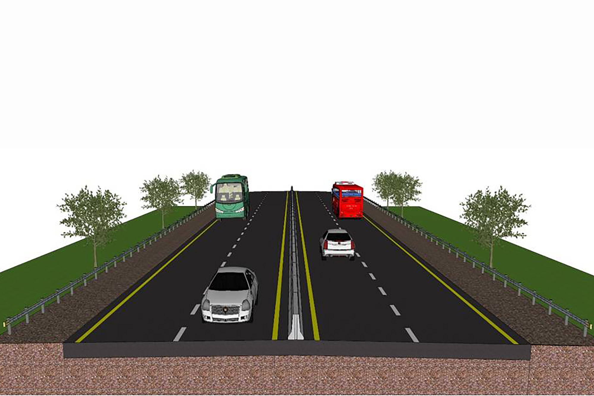 云屯—芒街高速公路设计平面图