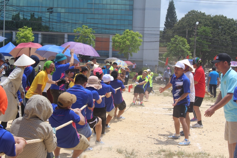 CNLĐ huyện Vân Đồn tham gia sôi nổi các hoạt động thể thao trên địa bàn huyện. 