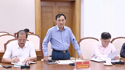  ông Phạm Văn Thể, Chủ tịch Hiệp hội Doanh nghiệp tỉnh Quảng Ninh phát biểu