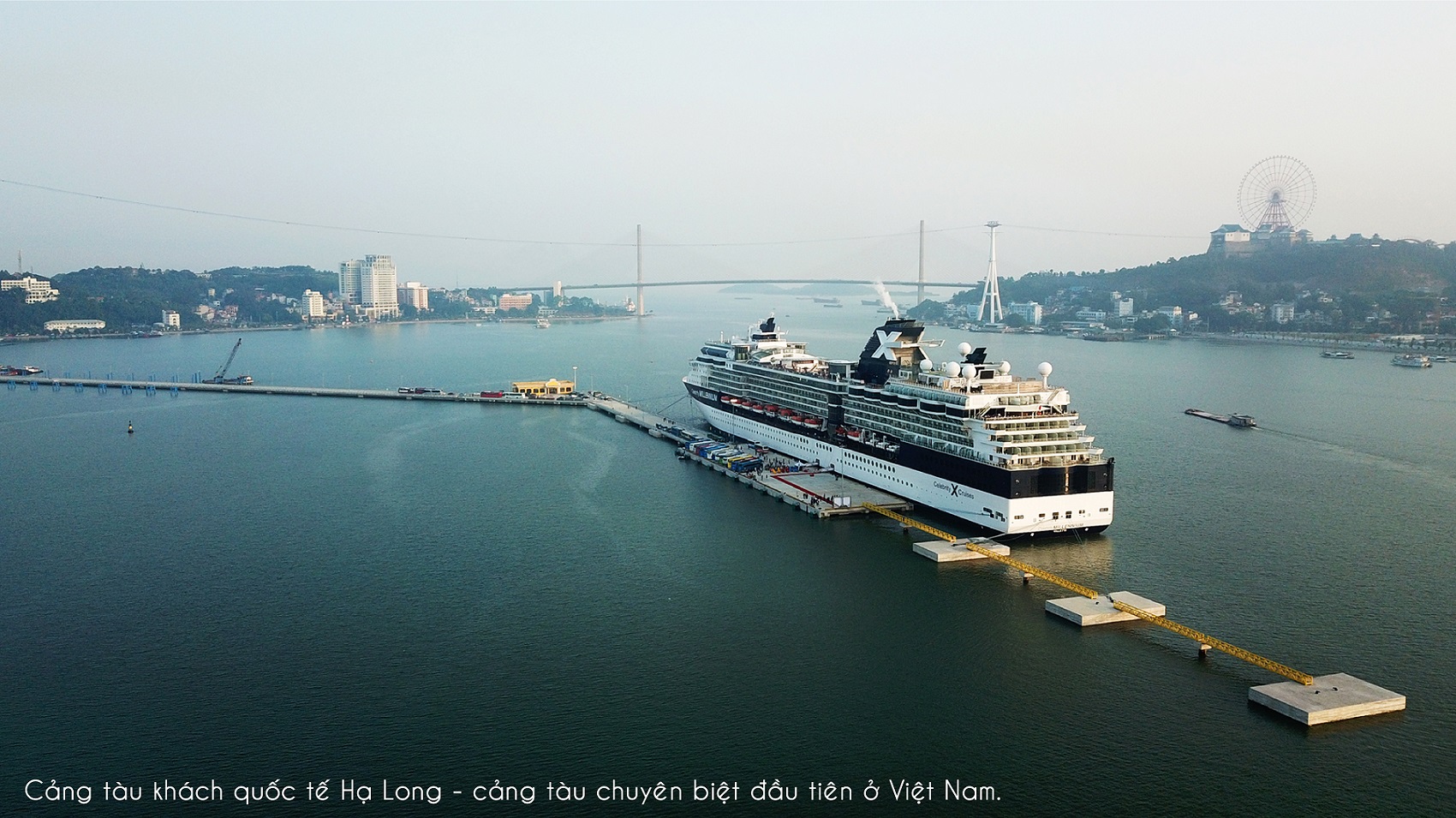 Cảng tàu khách du lịch quốc tế Hạ Long đón nhiều tàu biển 5 sao kể từ khi đi vào hoạt động.