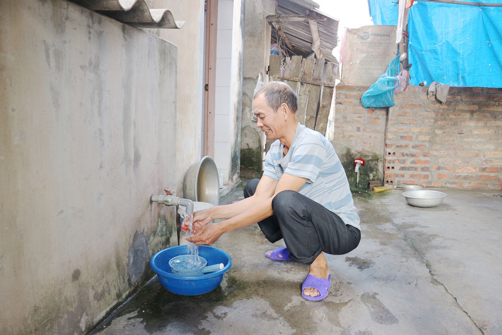 Năm 2019, TX Đông Triều phấn đấu 99% trở lên dân số nông thôn được sử dụng nước hợp vệ sinh. (