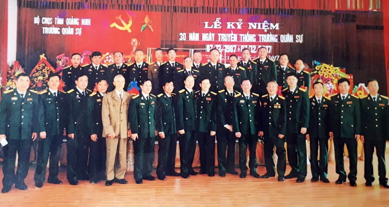 CCB Trần Trọng Quý tại Lễ Kỷ Niệm 30 trường quân sự 