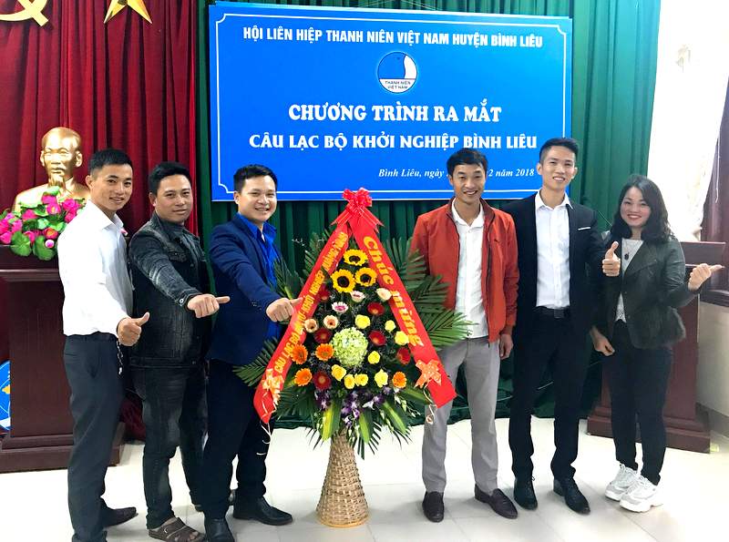 Hội Liên hiệp Thanh niên Việt Nam huyện Bình Liêu đã phối hợp với CLB Khởi nghiệp Quảng Ninh tổ chức ra mắt CLB Khởi nghiệp Bình Liê