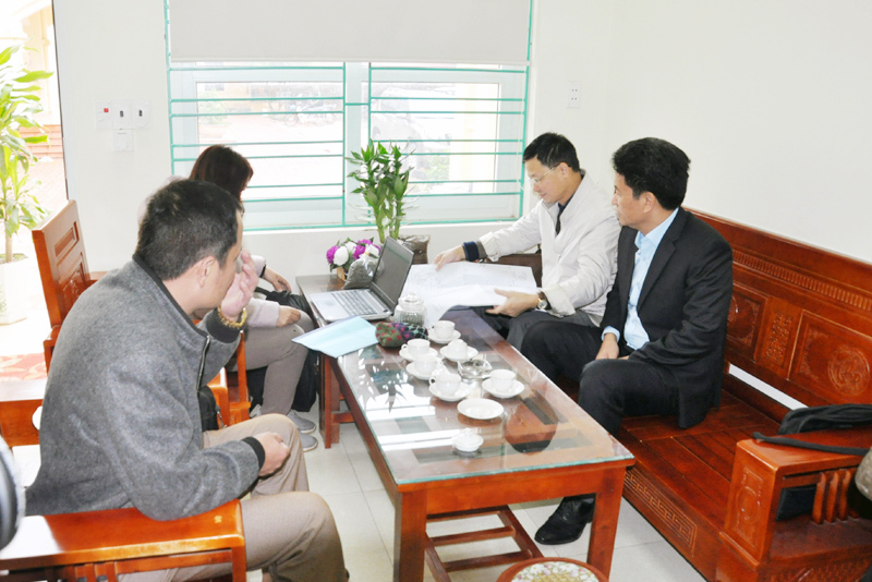 Cơ quan chức năng của TX Quảng Yên rà soát quy hoạch để triển khai phương án đền bù GPMB phục vụ dự án Amata trên địa bàn xã Sông Khoai.