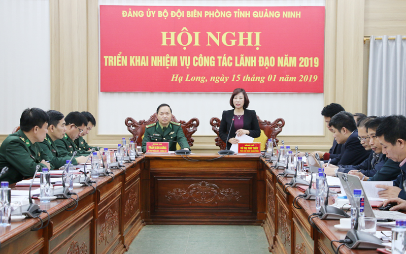 Đảng ủy BĐBP tỉnh triển khai nhiệm vụ công tác năm 2019